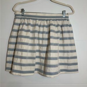 Red Valentino Skirt size 44 XL Blue and White Stripe
